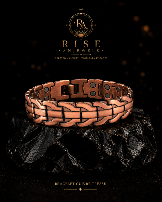 ELYRA — bracelet en cuivre tressé Rise Anjewels