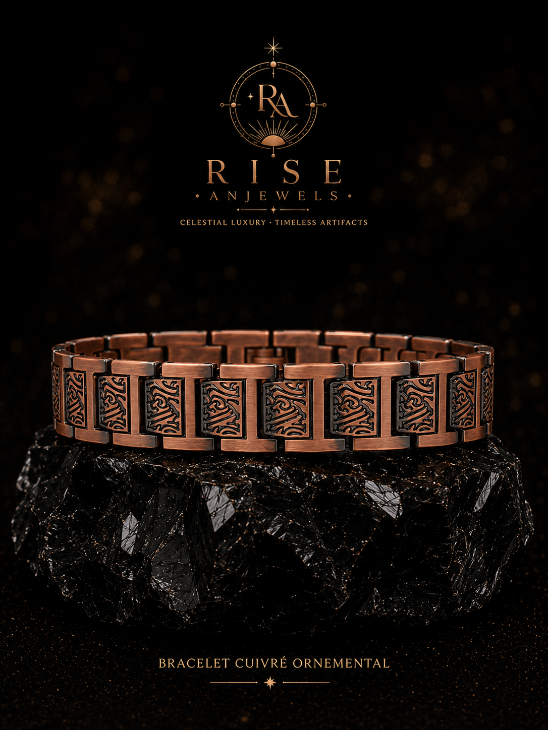 KIRA — bracelet en cuivre ornemental Rise Anjewels
